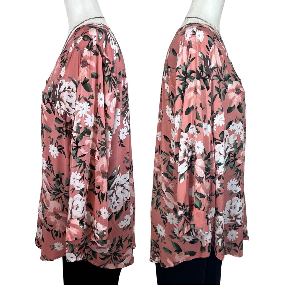 Torrid New Harper Challis Button Front 3 Quarter … - image 4